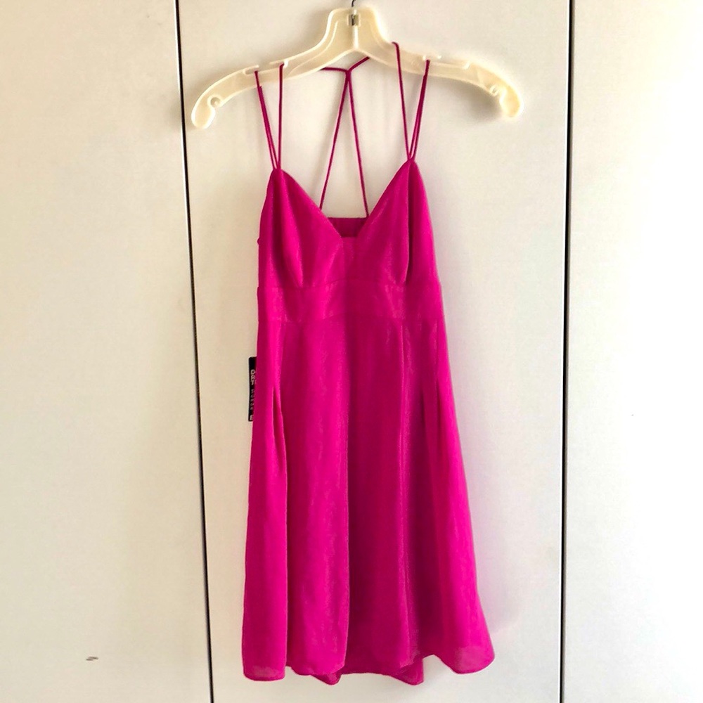 Magenta Strappy Dress